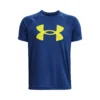Under Armour Big Logo Maglietta Ragazzi - Blu, Giallo