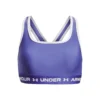 Under Armour Crossback Mid Solid Reggiseni Sportivi Ragazze - Viola, Bianco