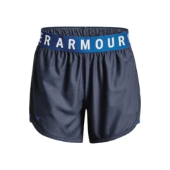 Under Armour Play Up 5in Pantaloncini Donna - Blu, Bianco