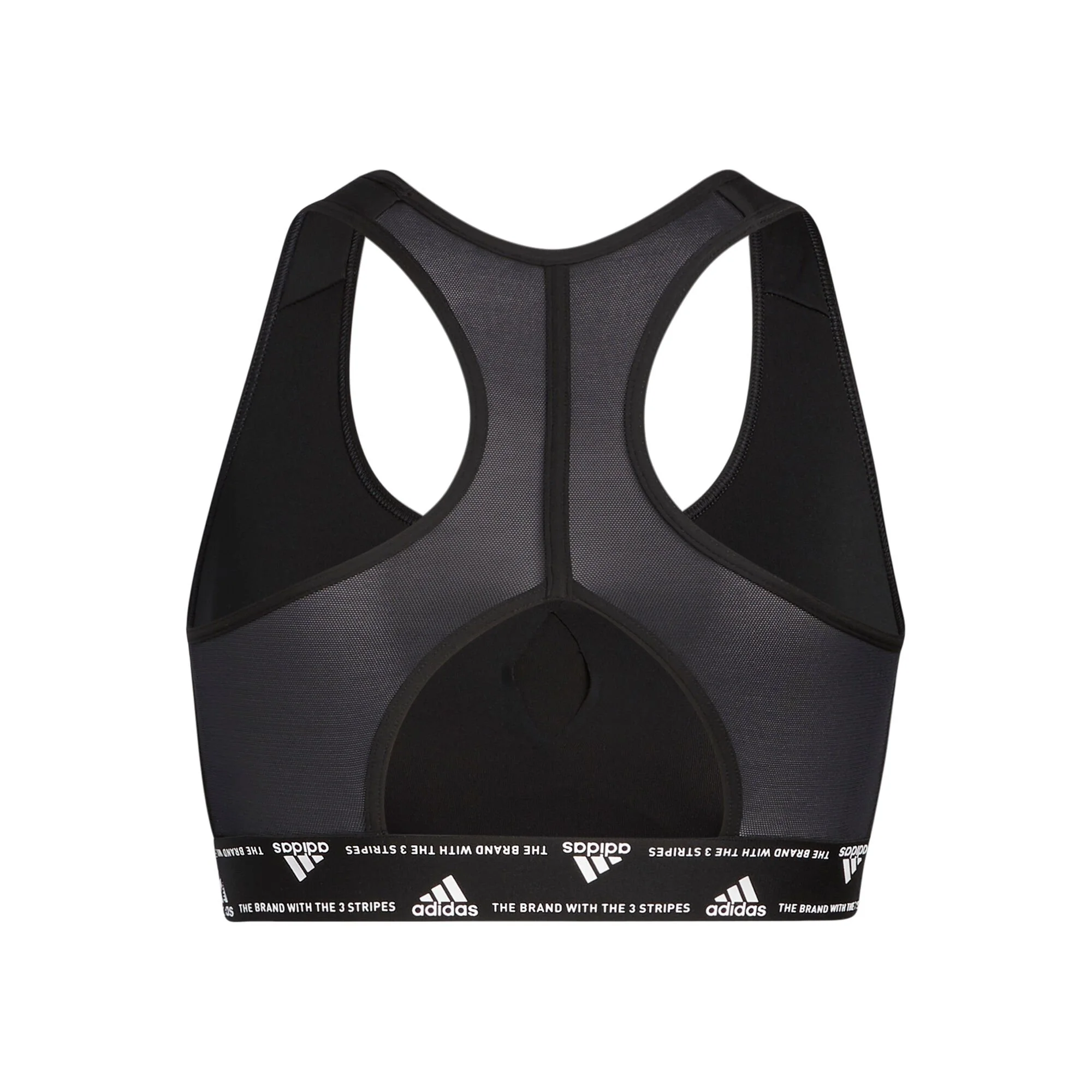 ADIDAS Mid Stripes Good Reggiseni Sportivi Donna - Nero 2 ADIDAS Mid Stripes Good Reggiseni Sportivi Donna - Nero - immagine 2