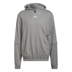 ADIDAS Travel Leightweight Felpa Con Cappuccio Uomini - Grigio Chiaro