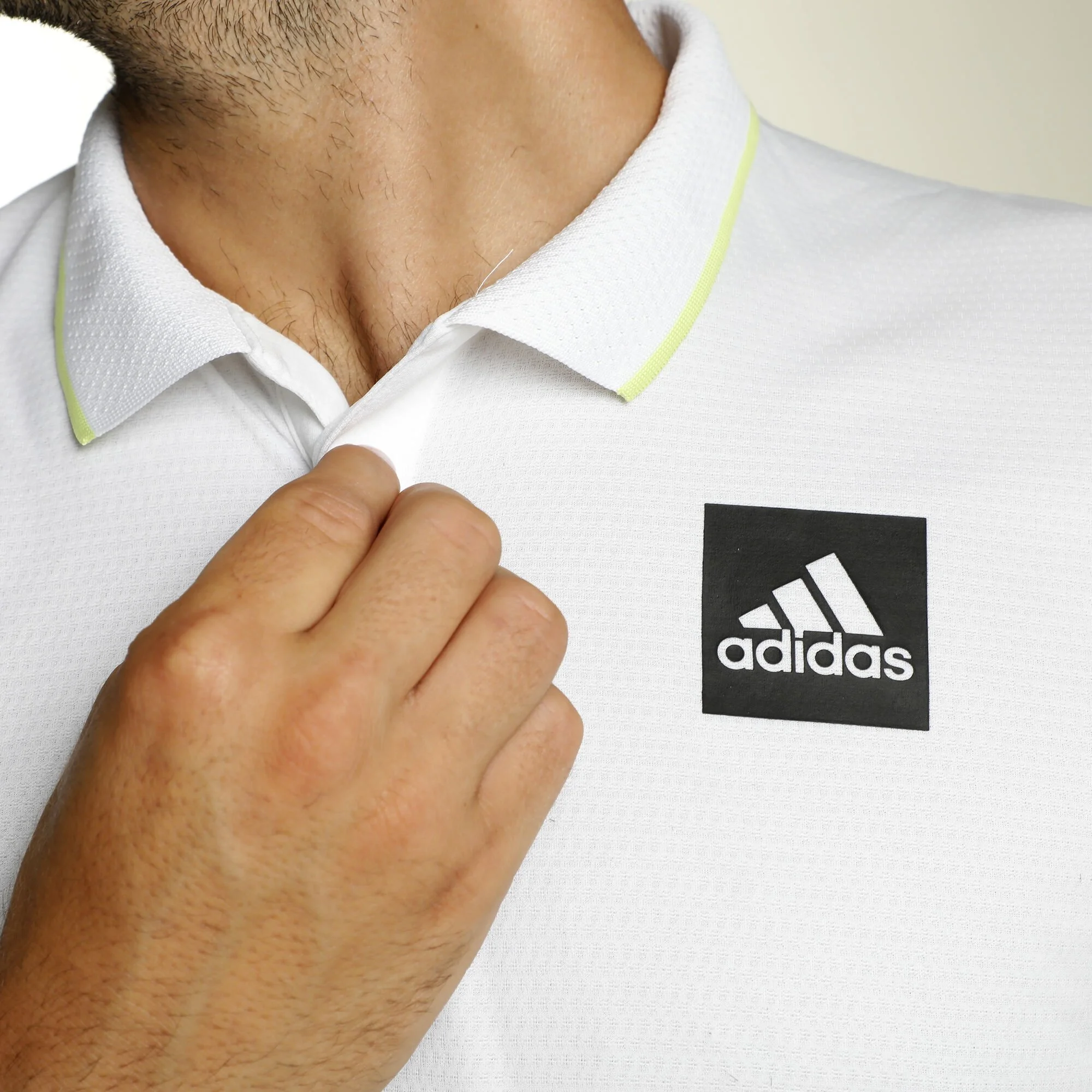 ADIDAS Paris FLFT Polo Uomini - Bianco 8 ADIDAS Paris FLFT Polo Uomini - Bianco - immagine 8