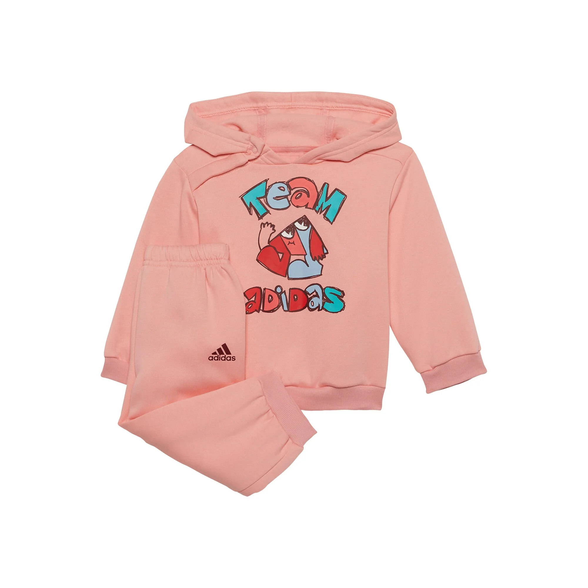 ADIDAS Oversized Fleece Jogger Babybekleidung Bambini - Rosa, Multicolore 1 ADIDAS Oversized Fleece Jogger Babybekleidung Bambini - Rosa, Multicolore