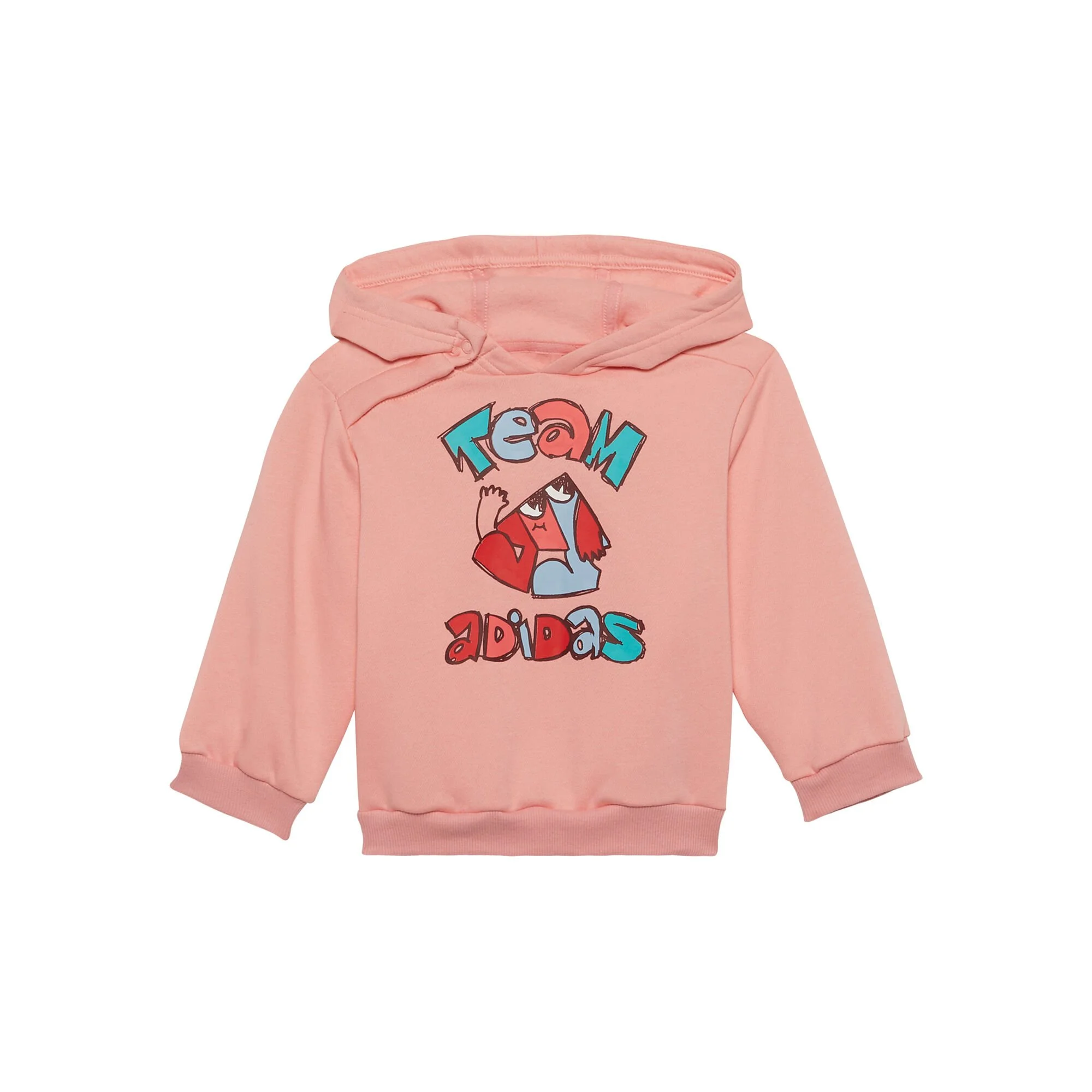 ADIDAS Oversized Fleece Jogger Babybekleidung Bambini - Rosa, Multicolore 2 ADIDAS Oversized Fleece Jogger Babybekleidung Bambini - Rosa, Multicolore - immagine 2