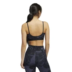ADIDAS Training Flower Light-Support Reggiseni Sportivi Donna - Blu Scuro, Blu -Vendite Racchette da tennis 17106000 14