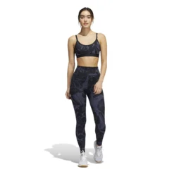 ADIDAS Training Flower Light-Support Reggiseni Sportivi Donna - Blu Scuro, Blu -Vendite Racchette da tennis 17106000 17