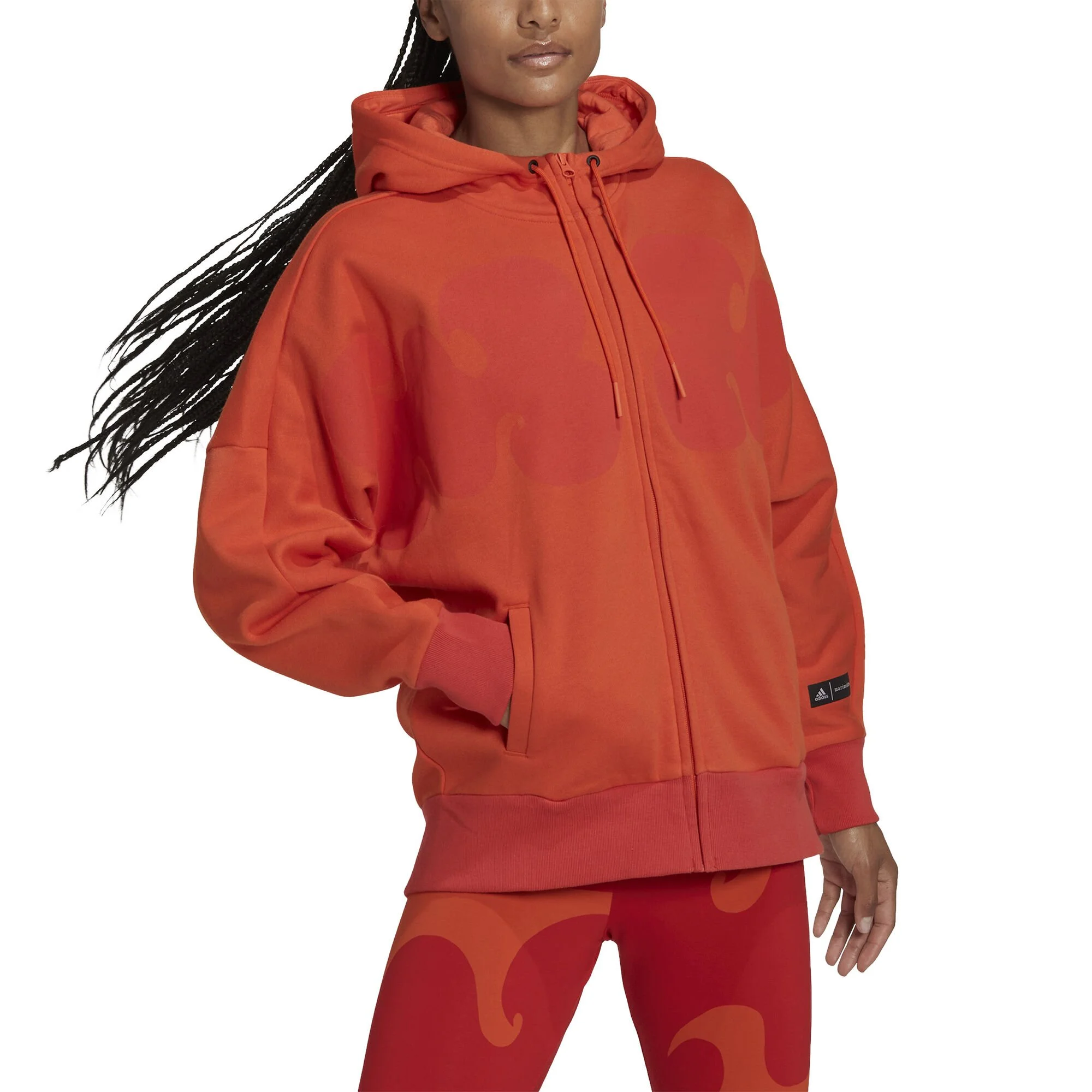 ADIDAS Marimekko Felpa Donna - Arancione 4 ADIDAS Marimekko Felpa Donna - Arancione - immagine 4
