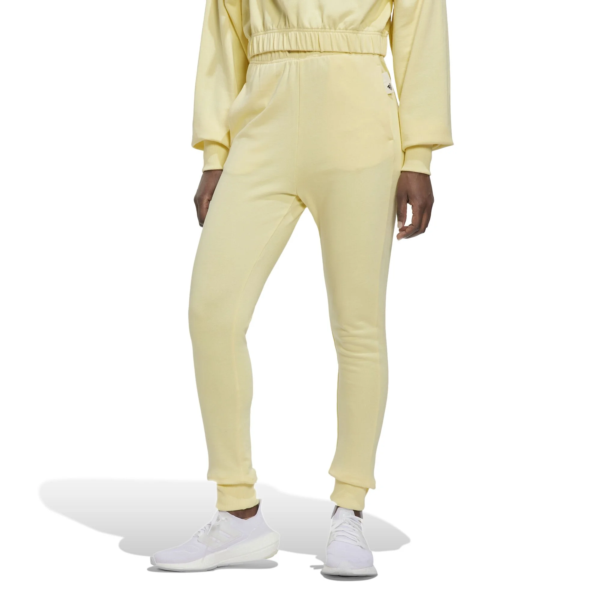 ADIDAS Studio Lounge High Waist Pantalone Da Allenamento Donna - Giallo 2 ADIDAS Studio Lounge High Waist Pantalone Da Allenamento Donna - Giallo - immagine 2
