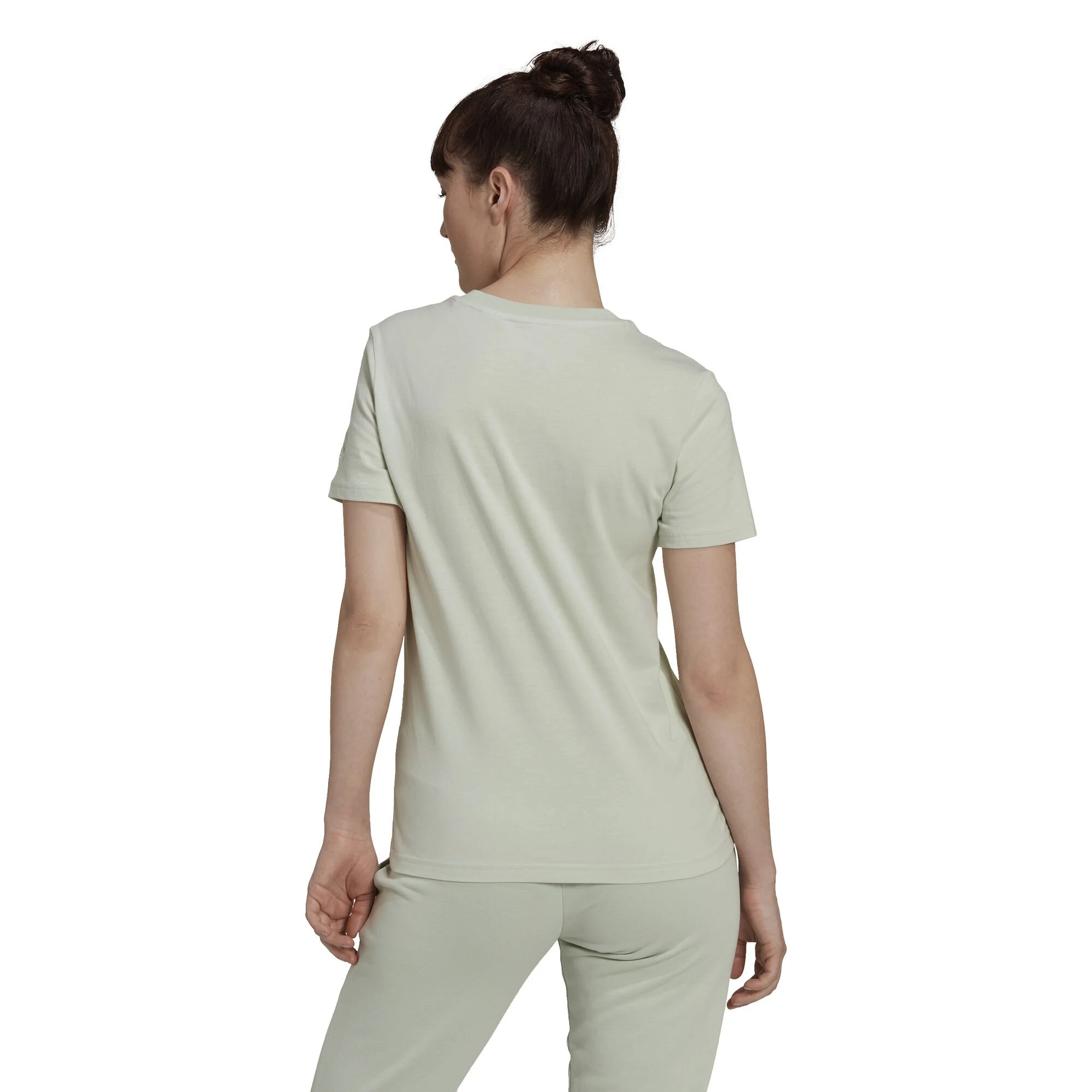 ADIDAS Linear Maglietta Donna - Verde 3 ADIDAS Linear Maglietta Donna - Verde - immagine 3