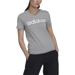 ADIDAS Linear Maglietta Donna - Grigio 9 ADIDAS Linear Maglietta Donna - Grigio -Vendite Racchette da tennis 17291000 15