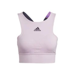 ADIDAS US Series Cropped Reggiseni Sportivi Donna - Rosa