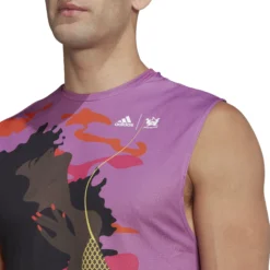 ADIDAS New York Unitefit SVL Canottiera - Viola, Multicolore -Vendite Racchette da tennis 17307000 16