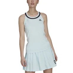 ADIDAS Club Canottiera Donna - Blu Chiaro -Vendite Racchette da tennis 17336000 15