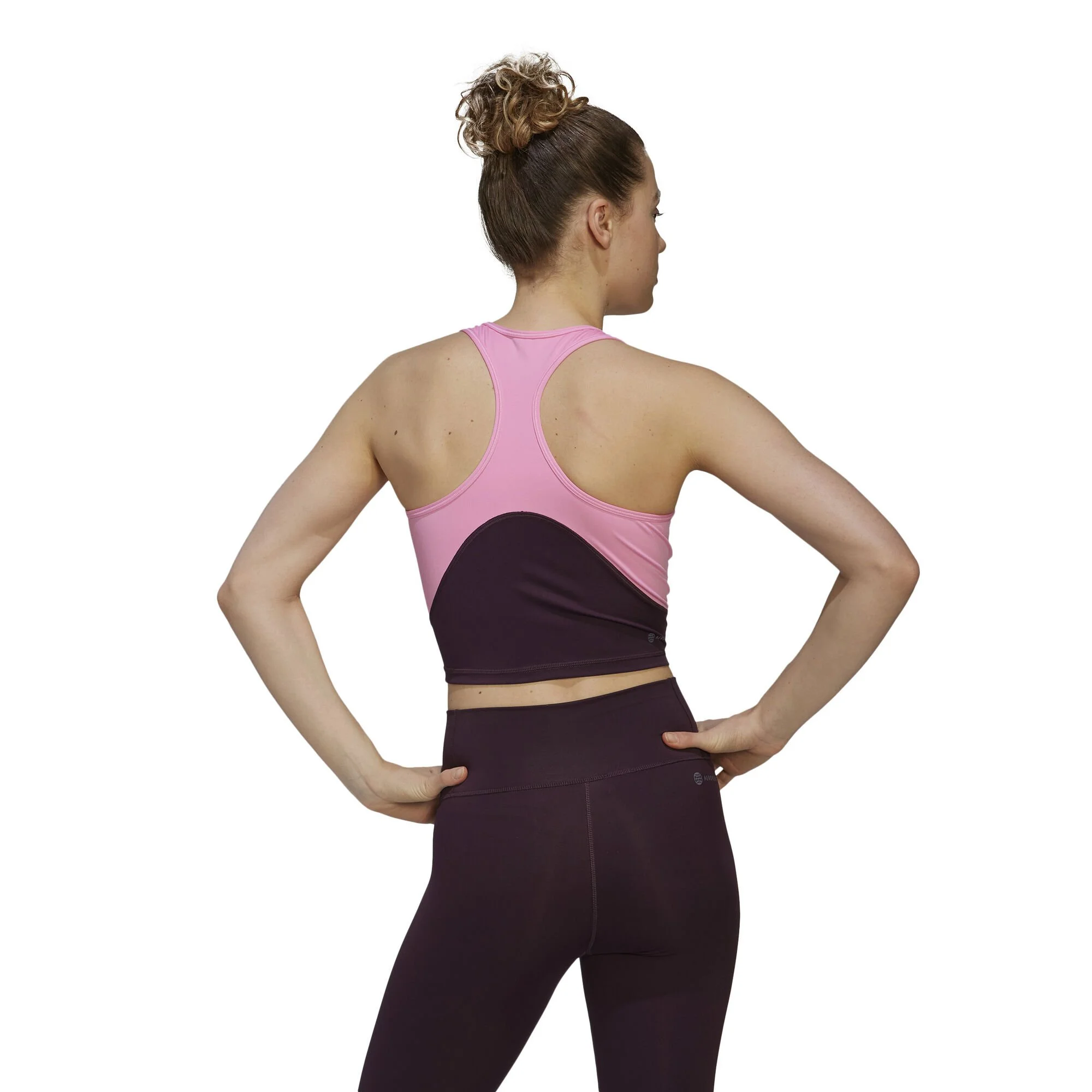 ADIDAS High Intensity Cropped Canottiera Donna - Rosa 3 ADIDAS High Intensity Cropped Canottiera Donna - Rosa - immagine 3