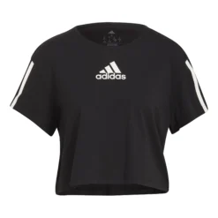 ADIDAS Cotton-Touch Cropped Maglietta Donna - Nero