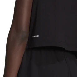 ADIDAS Cotton-Touch Cropped Maglietta Donna - Nero -Vendite Racchette da tennis 17393000 17