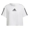 ADIDAS Cotton-Touch Cropped Maglietta Donna - Bianco