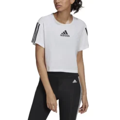 ADIDAS Cotton-Touch Cropped Maglietta Donna - Bianco -Vendite Racchette da tennis 17394000 15