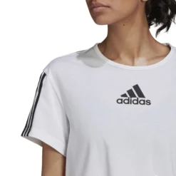 ADIDAS Cotton-Touch Cropped Maglietta Donna - Bianco -Vendite Racchette da tennis 17394000 17
