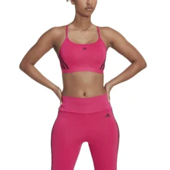 ADIDAS Aeroreact Low-Support 3 Stripes Reggiseni Sportivi Donna - Rosa -Vendite Racchette da tennis 17402000 15