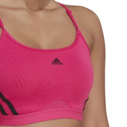 ADIDAS Aeroreact Low-Support 3 Stripes Reggiseni Sportivi Donna - Rosa -Vendite Racchette da tennis 17402000 18