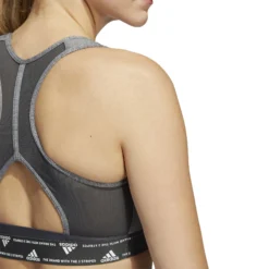 ADIDAS Aeroreact Low-Support 3 Stripes Reggiseni Sportivi Donna - Grigio -Vendite Racchette da tennis 17408000 18