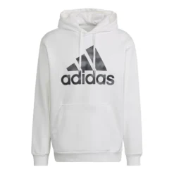 ADIDAS Camo Felpa Con Cappuccio Uomini - Bianco