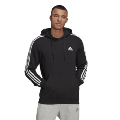 ADIDAS 3 Stripes French Terry Felpa Con Cappuccio Uomini - Nero 11 ADIDAS 3 Stripes French Terry Felpa Con Cappuccio Uomini - Nero -Vendite Racchette da tennis 17427000 13