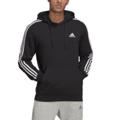 ADIDAS 3 Stripes French Terry Felpa Con Cappuccio Uomini - Nero 13 ADIDAS 3 Stripes French Terry Felpa Con Cappuccio Uomini - Nero -Vendite Racchette da tennis 17427000 15