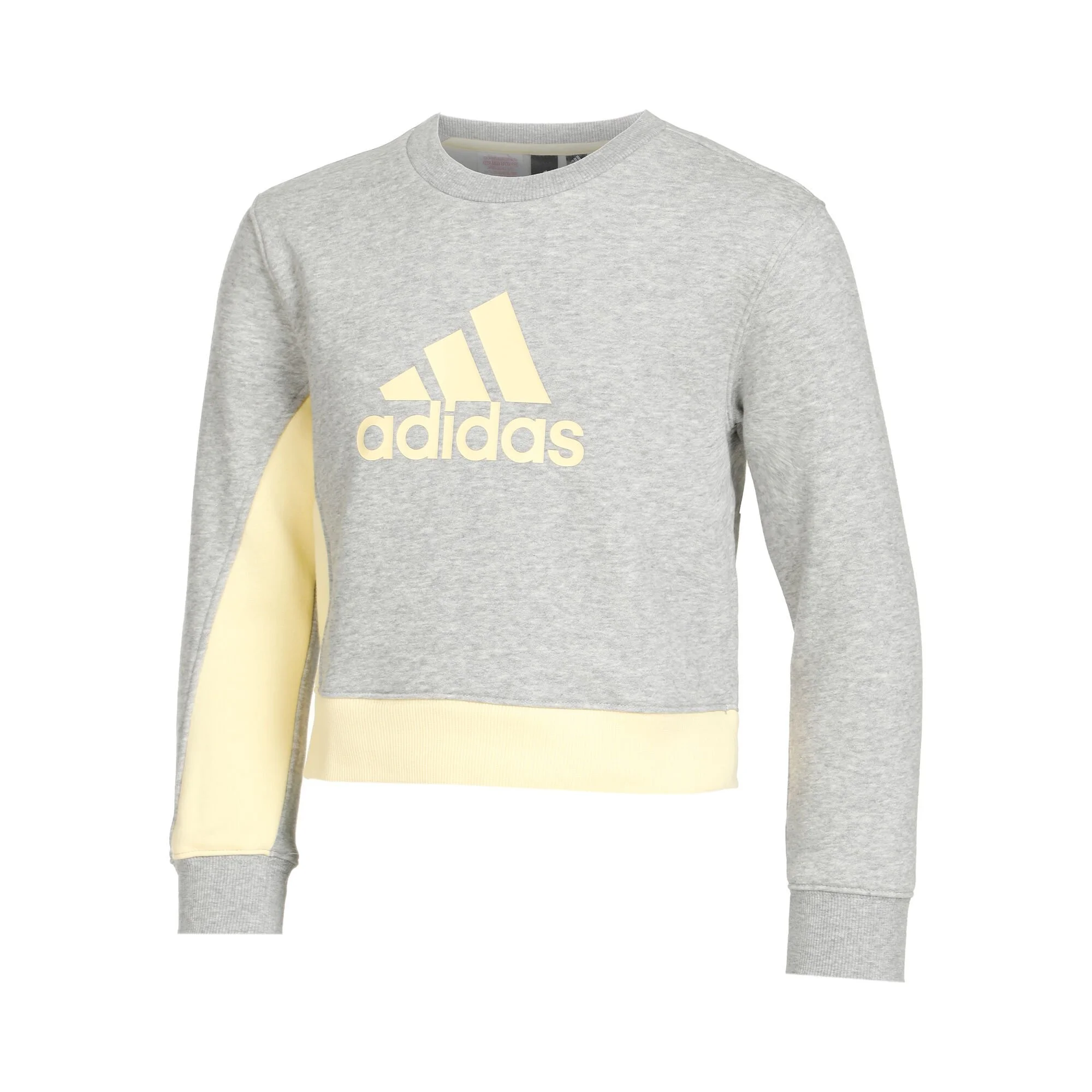 ADIDAS Badge Of Sport Cotton Tuta Da Allenamento Ragazze - Grigio 3 ADIDAS Badge Of Sport Cotton Tuta Da Allenamento Ragazze - Grigio - immagine 3