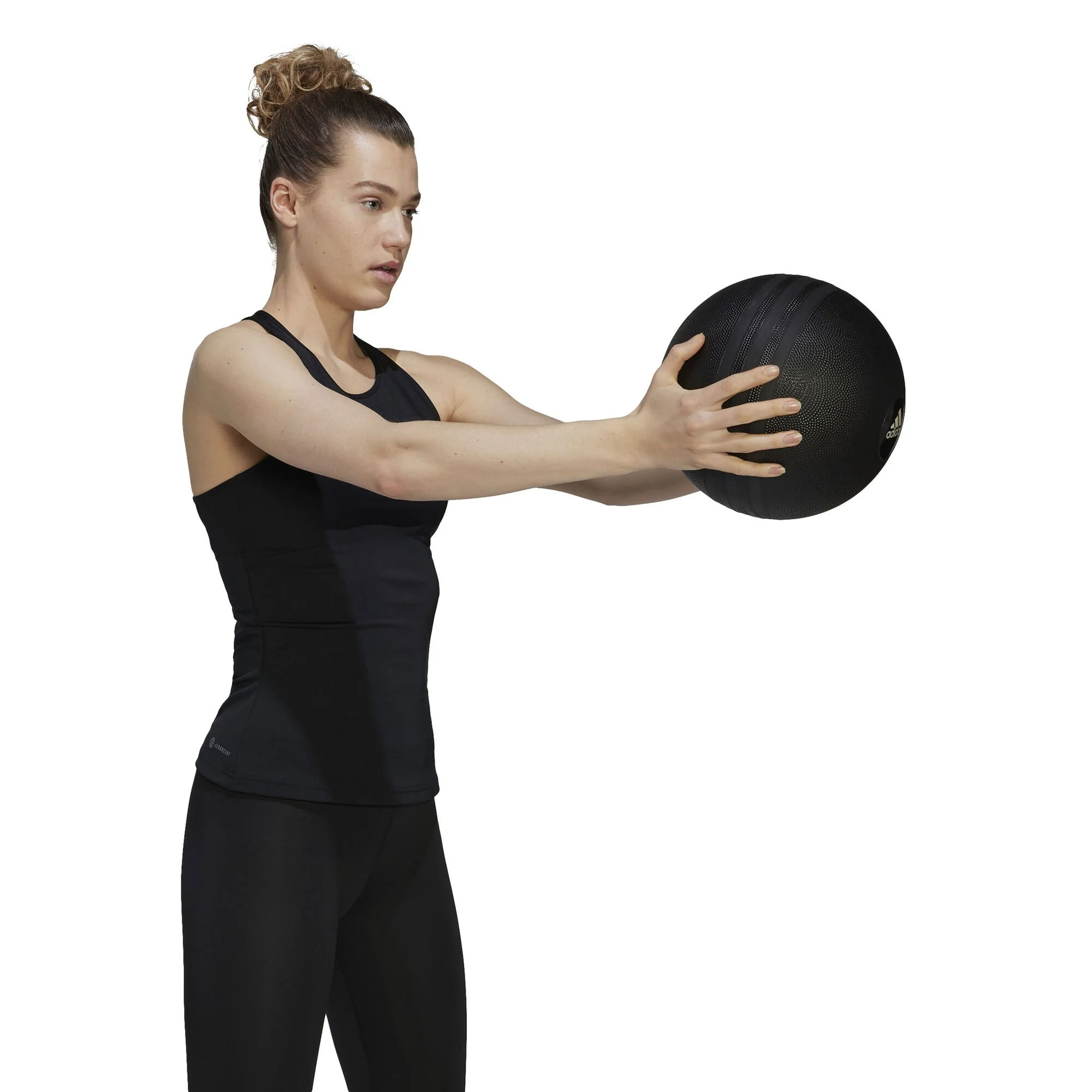 ADIDAS Techfit Racerback Canottiera Donna - Nero 4 ADIDAS Techfit Racerback Canottiera Donna - Nero - immagine 4