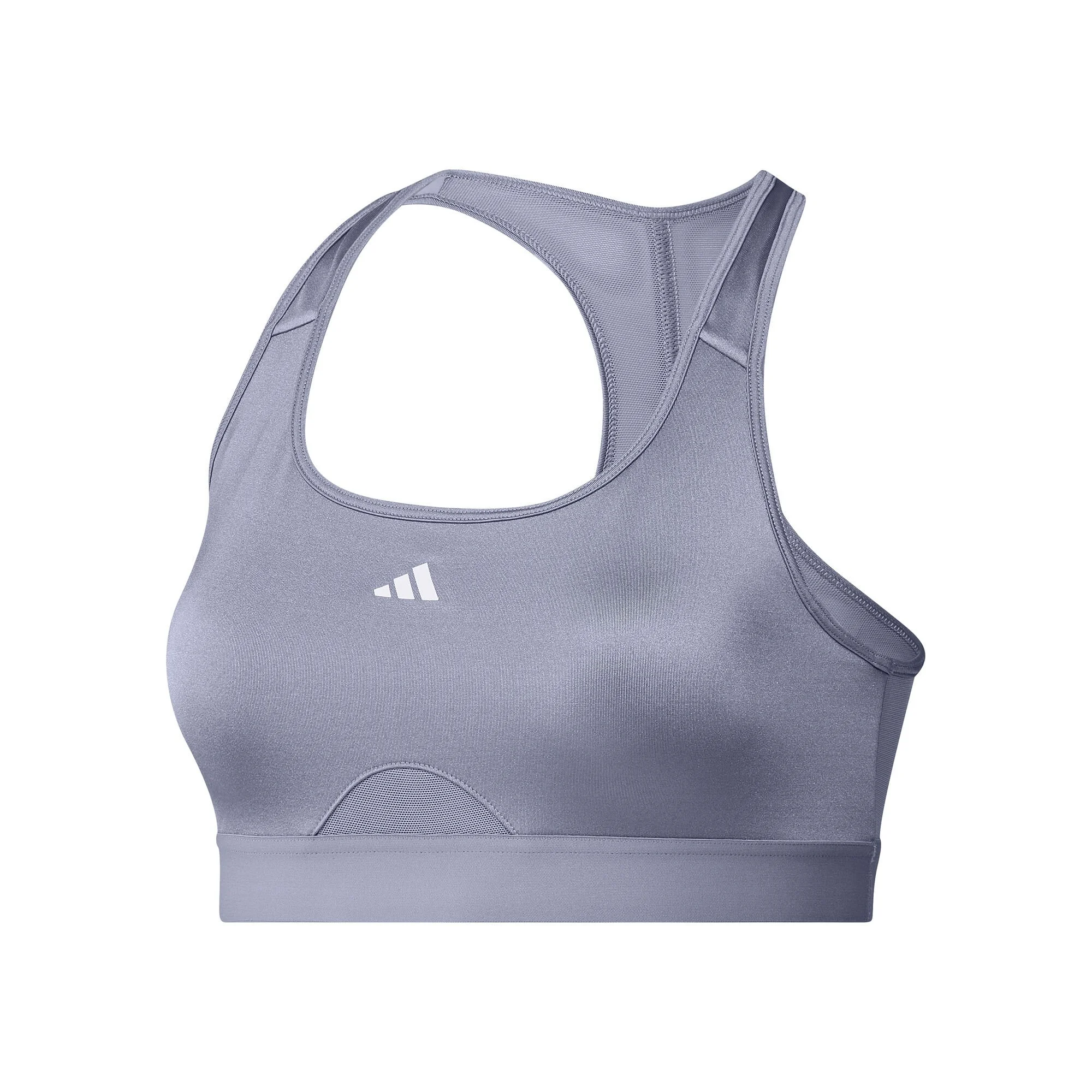 ADIDAS PowerReact Training Medium-Support Bra Reggiseni Sportivi Donna - Argento 1 ADIDAS PowerReact Training Medium-Support Bra Reggiseni Sportivi Donna - Argento