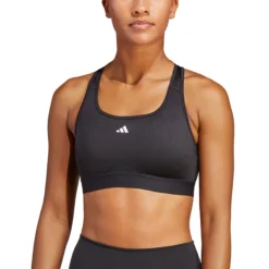 ADIDAS Training PowerReact Training Medium-Support Bra Reggiseni Sportivi Donna - Nero -Vendite Racchette da tennis 17854000 13