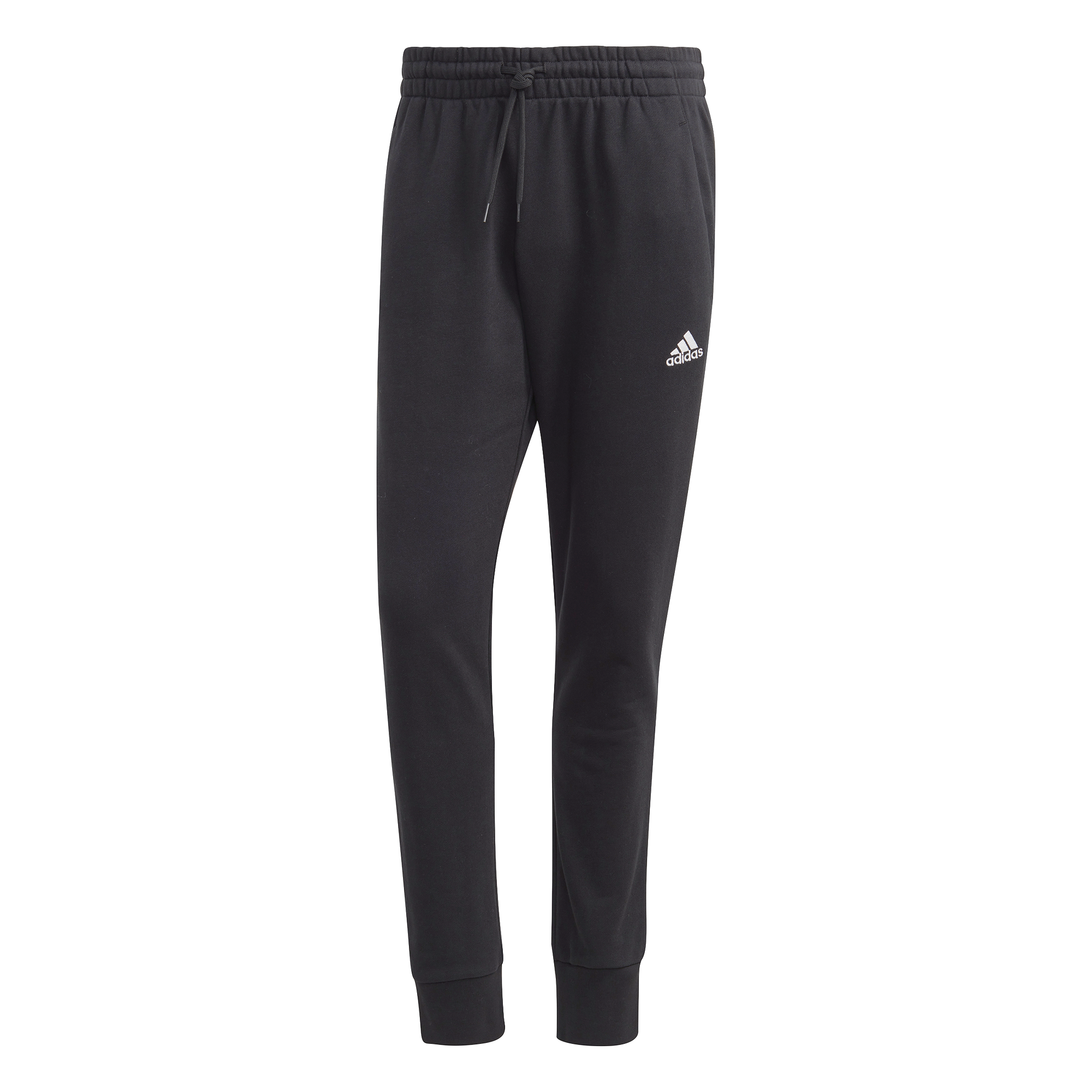 ADIDAS Small Logo French Terry Tapered Cuff Pantalone Da Allenamento Uomini - Nero 1 ADIDAS Small Logo French Terry Tapered Cuff Pantalone Da Allenamento Uomini - Nero