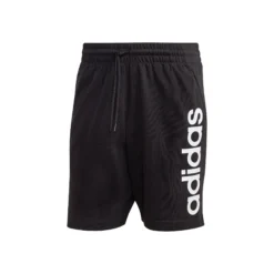 ADIDAS Essentials AEROREADY Single Jersey Linear Logo Pantaloncini Uomini - Nero, Bianco