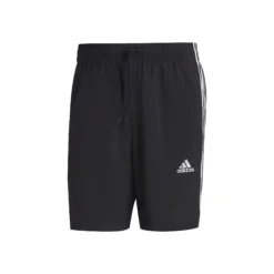 ADIDAS Essentials AEROREADY Chelsea 3-Stripes Pantaloncini Uomini - Nero, Bianco