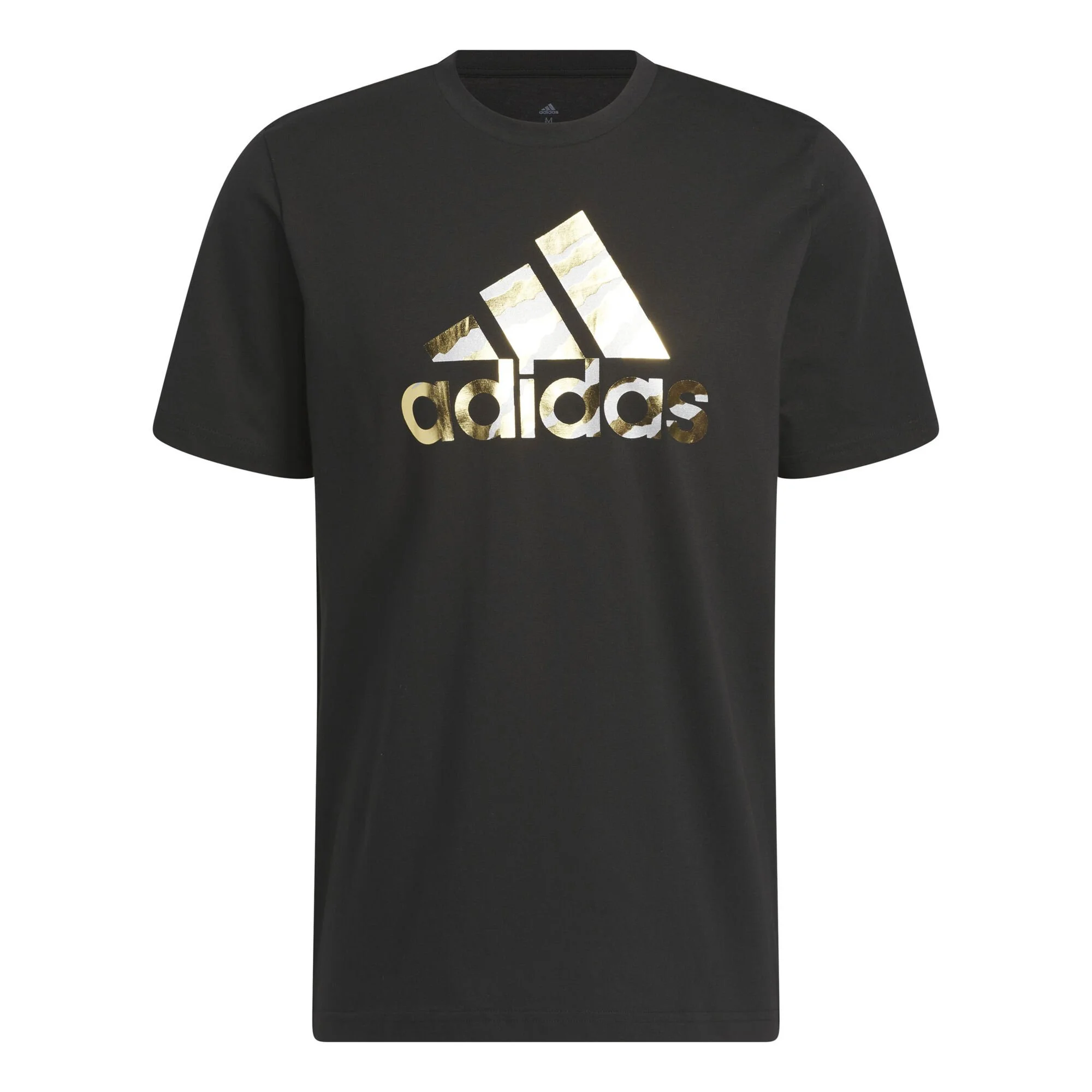ADIDAS Power Logo Foil Maglietta Uomini - Nero, Beige 1 ADIDAS Power Logo Foil Maglietta Uomini - Nero, Beige