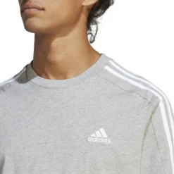 ADIDAS Essentials Single Jersey 3-Stripes Maglietta Uomini - Grigio Chiaro, Bianco 10 ADIDAS Essentials Single Jersey 3-Stripes Maglietta Uomini - Grigio Chiaro, Bianco -Vendite Racchette da tennis 17893000 16