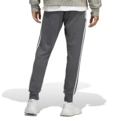 ADIDAS Essentials French Terry Tapered Cuff 3-Stripes Pantalone Da Allenamento Uomini - Grigio, Bianco 7 ADIDAS Essentials French Terry Tapered Cuff 3-Stripes Pantalone Da Allenamento Uomini - Grigio, Bianco -Vendite Racchette da tennis 17904000 14