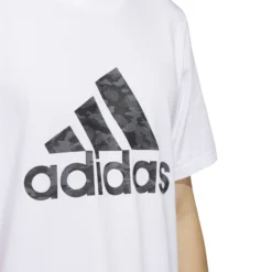 ADIDAS Camo Short Sleeve Maglietta Uomini - Bianco, Grigio -Vendite Racchette da tennis 17909000 16