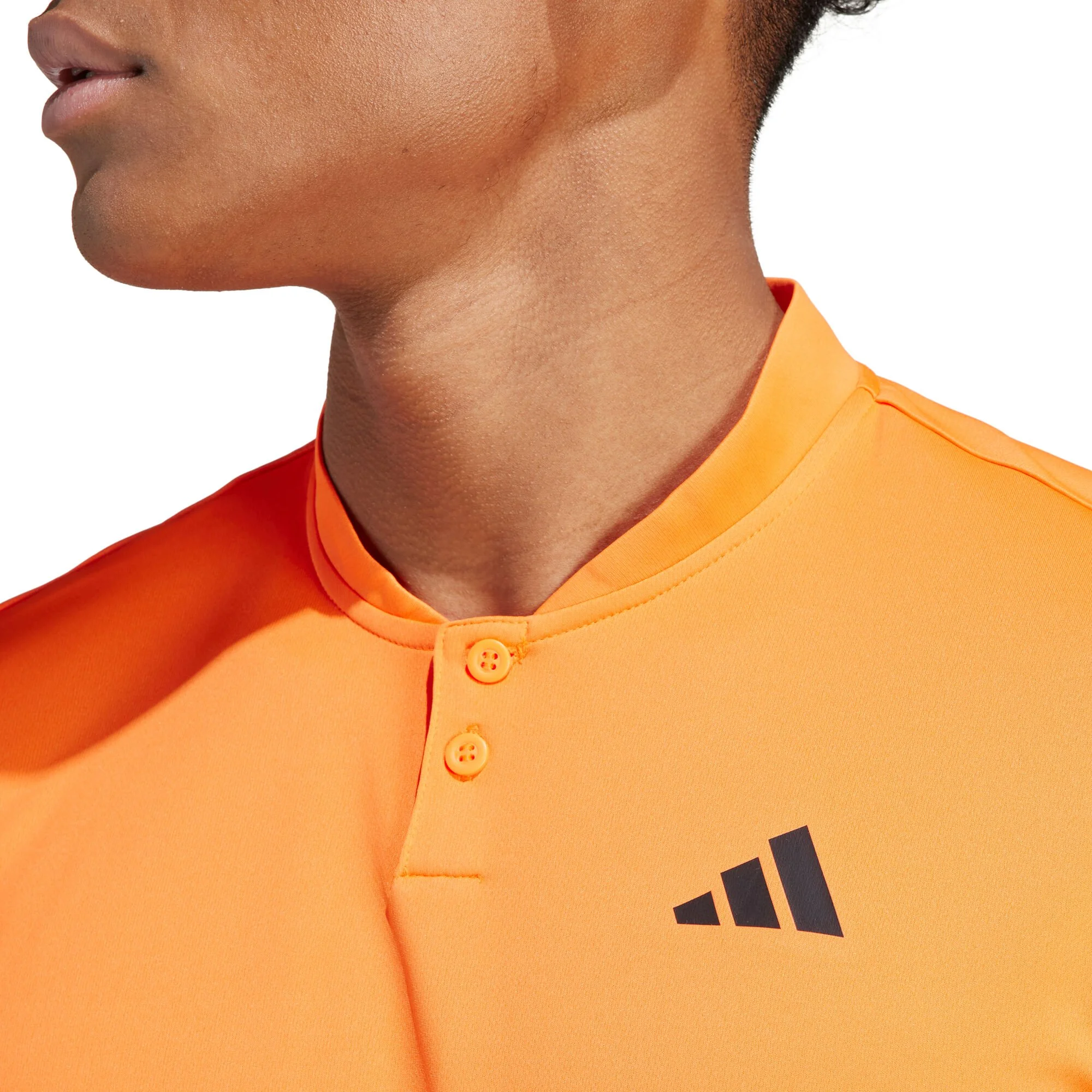 ADIDAS Club Henley Polo Uomini - Arancione 6 ADIDAS Club Henley Polo Uomini - Arancione - immagine 6