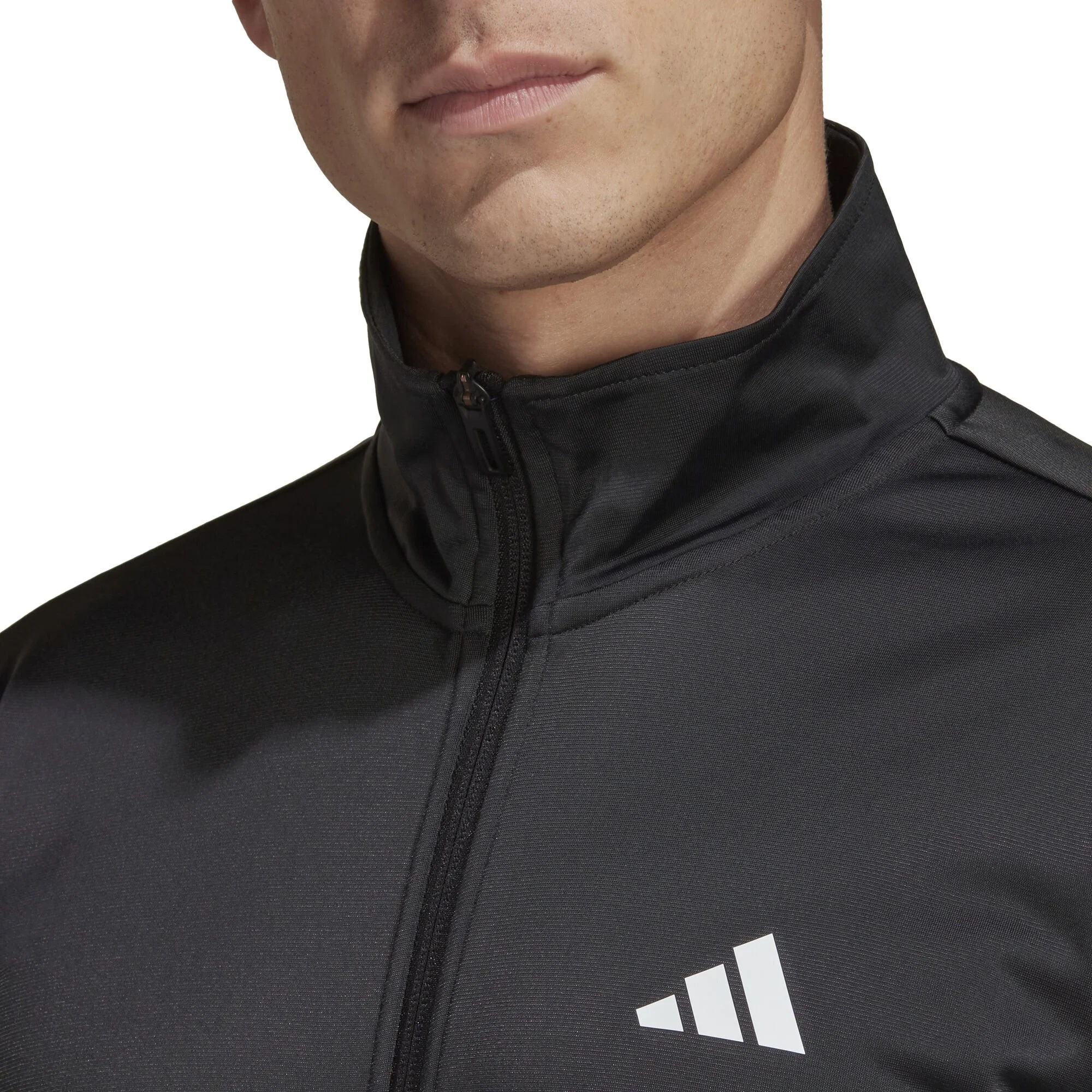 ADIDAS 3-Stripes Knit Giacca Da Allenamento Uomini - Nero, Bianco 5 ADIDAS 3-Stripes Knit Giacca Da Allenamento Uomini - Nero, Bianco - immagine 5