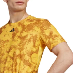 ADIDAS Paris Freelift Maglietta Uomini - Giallo Oro -Vendite Racchette da tennis 17980000 16