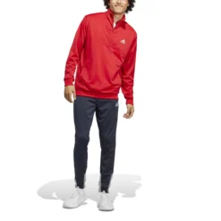 ADIDAS Small Logo Tricot Tuta Da Allenamento Uomini - Rosso, Blu Scuro -Vendite Racchette da tennis 18017000 15