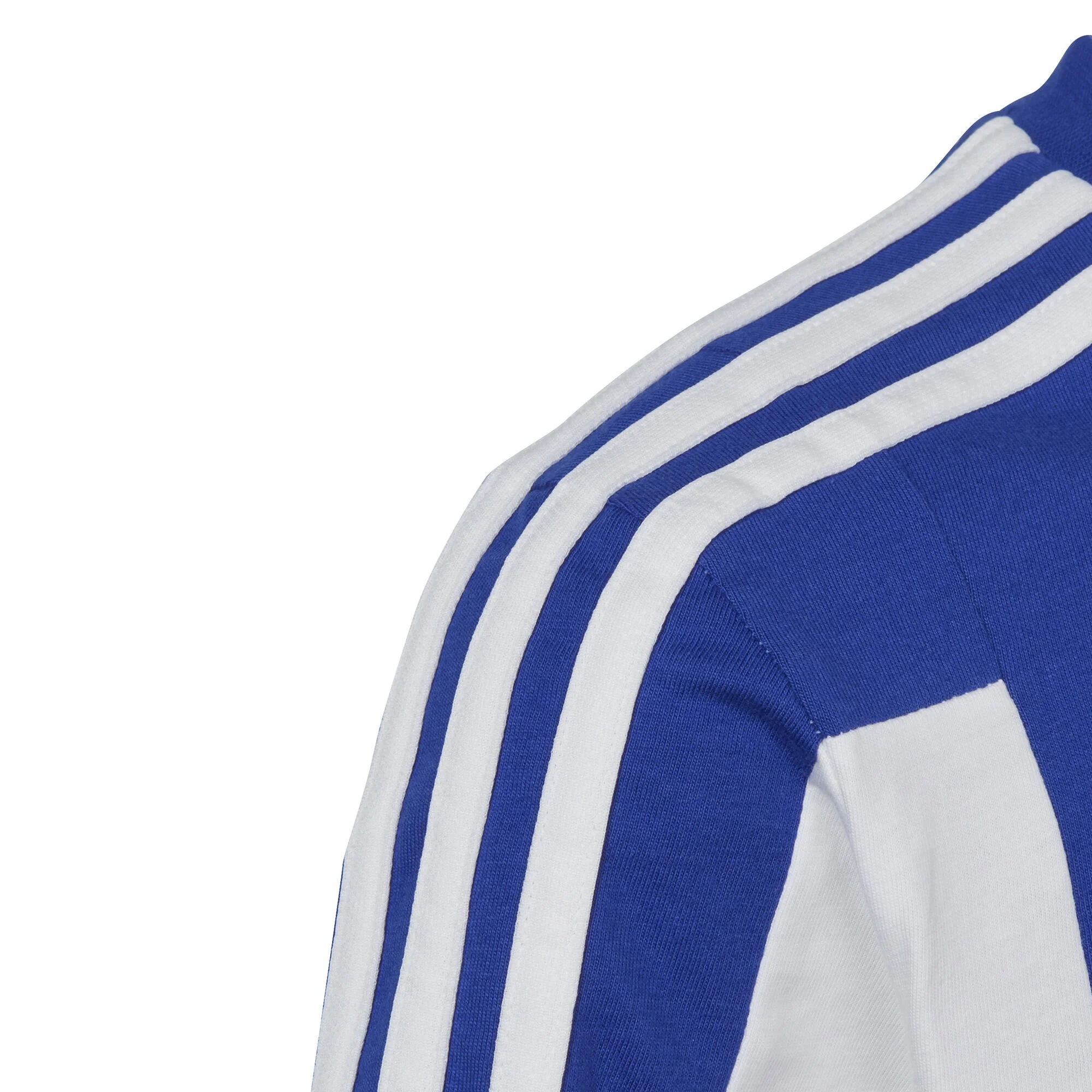 ADIDAS Colorblock 3-Stripes Regular Fit Maglietta Ragazzi - Blu, Bianco 4 ADIDAS Colorblock 3-Stripes Regular Fit Maglietta Ragazzi - Blu, Bianco - immagine 4