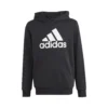 ADIDAS Big Logo Cotton Felpa Con Cappuccio Ragazzi - Nero, Bianco