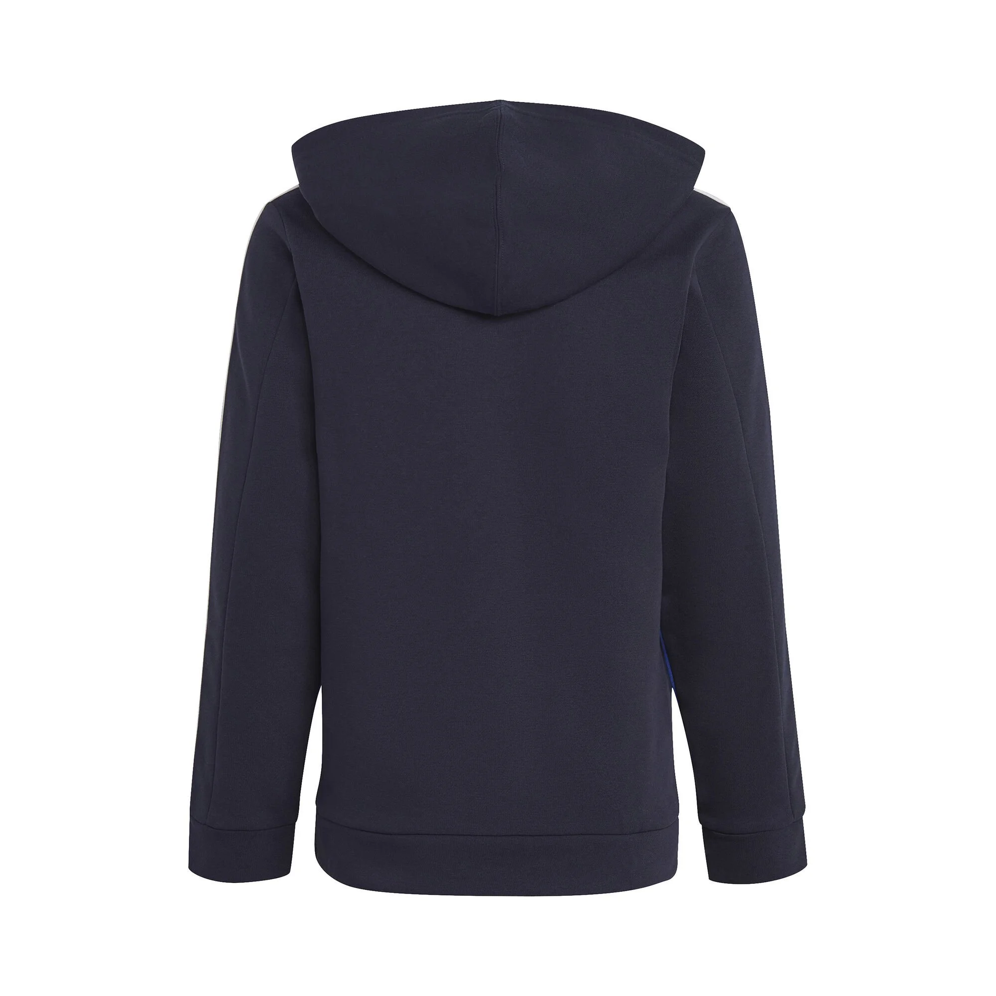 ADIDAS Colorblock 3-Stripes Felpa Con Cappuccio Ragazzi - Blu Scuro, Bianco 2 ADIDAS Colorblock 3-Stripes Felpa Con Cappuccio Ragazzi - Blu Scuro, Bianco - immagine 2