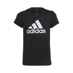 ADIDAS Essentials Big Logo Maglietta Ragazze - Nero, Bianco