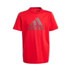 ADIDAS Big Logo Maglietta Ragazzi - Rosso, Nero