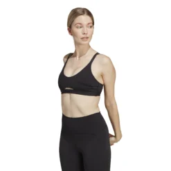 ADIDAS YO Long Studio Low-Support Reggiseni Sportivi Donna - Nero -Vendite Racchette da tennis 18507000 13